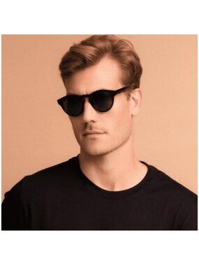 Burberry BE4359 Original REID Black Round Plastic sunglasses New